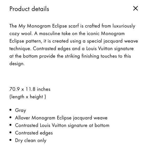 My Monogram Eclipse Scarf - Picture 7 of 7